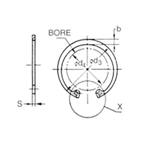 Internal Circlips Specs